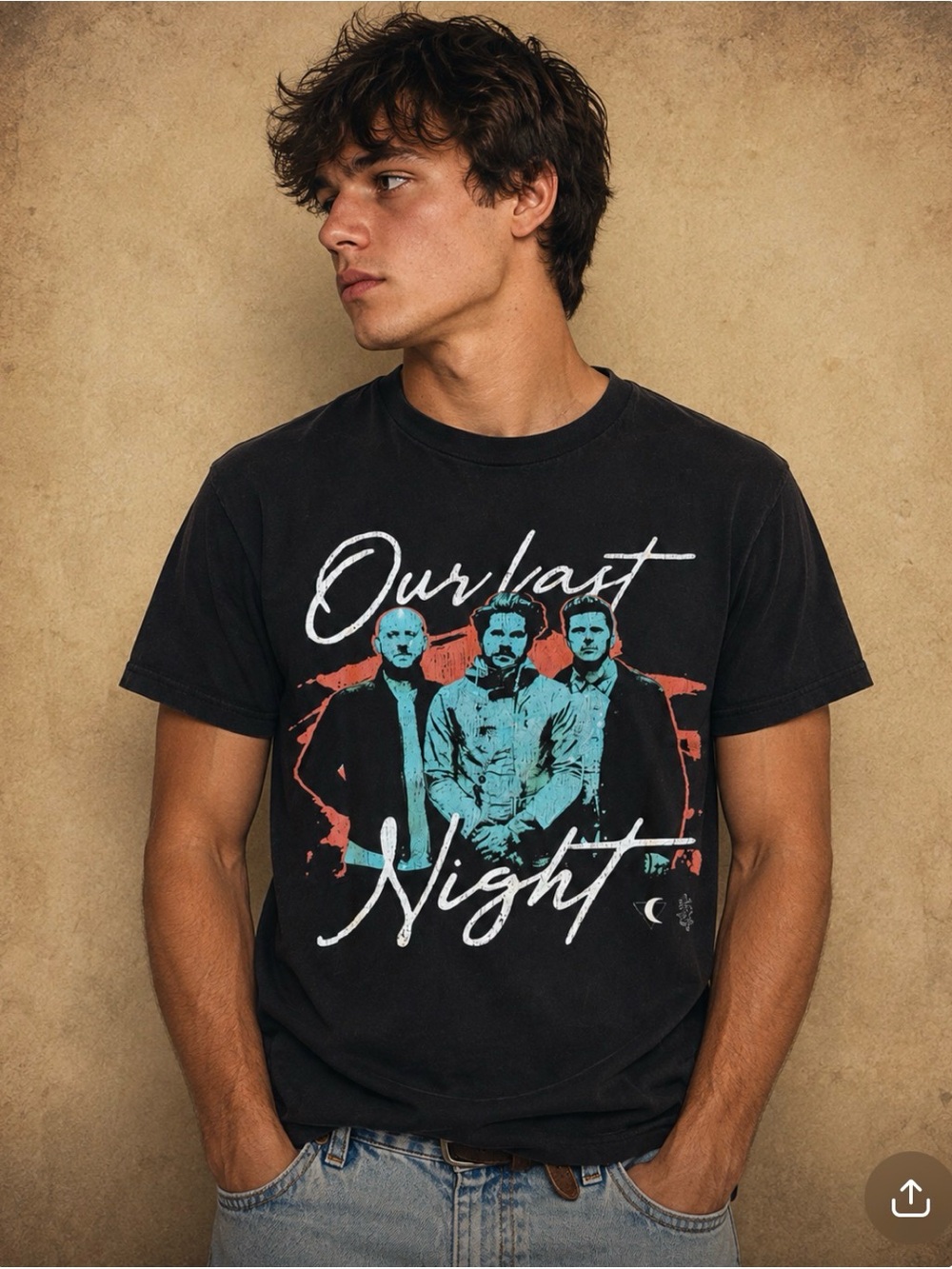 Our Last Night Graphic Tee - Black
